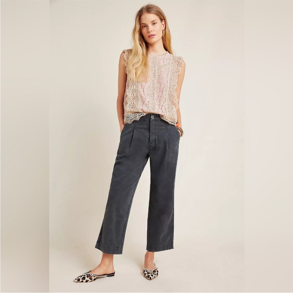 Anthropologie Slouched Trousers Pants